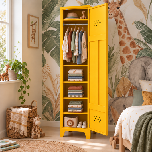 Pany Skinny Locker - Güneş Sarısı - RAL 1037 - açık stil - tek yığın kıyafet - iç etiketlik yok - kare v4