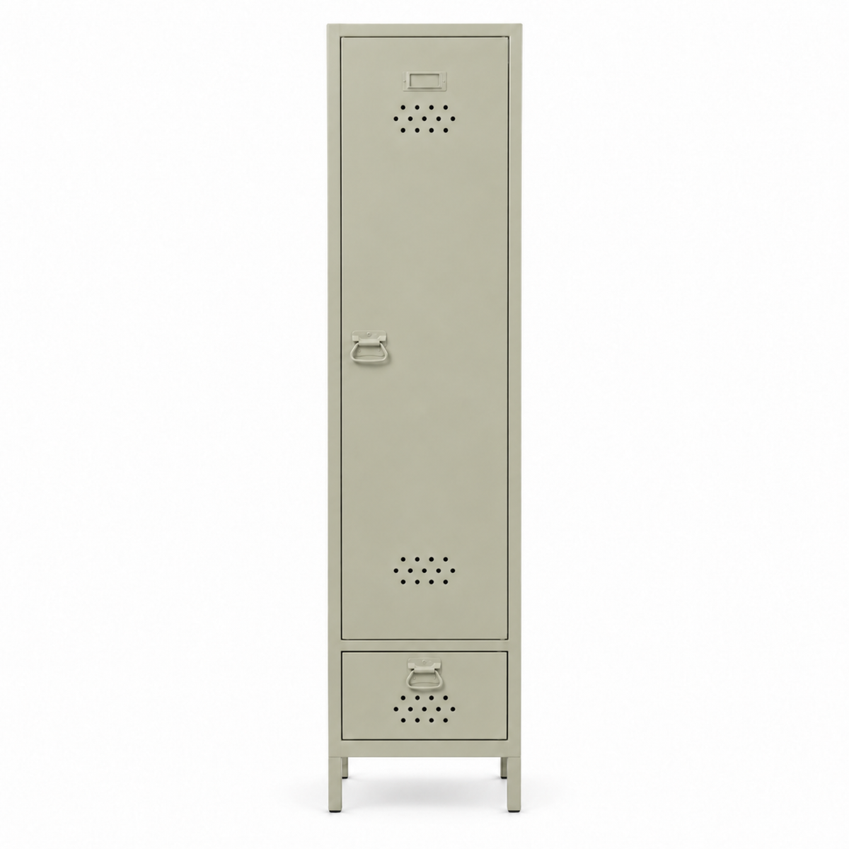 Petto Skinny Locker - Çakıl - RAL 7032 - kapalı stüdyo - kare v1