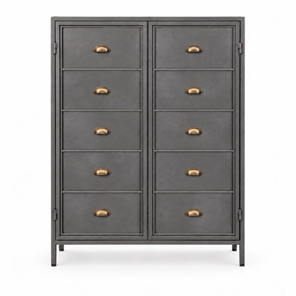 Casetto Dolap Naturel — önden stüdyo, naturel metal ve pirinç kulplar — 2048x2048 v4