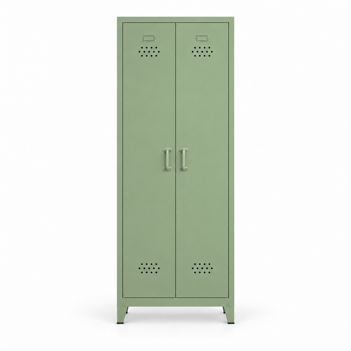 Pany Twiny Locker - Açık Yeşil - RAL 6021 - kapalı stüdyo - kare 2048x2048 v1 - Pany Mini mat kulp v2