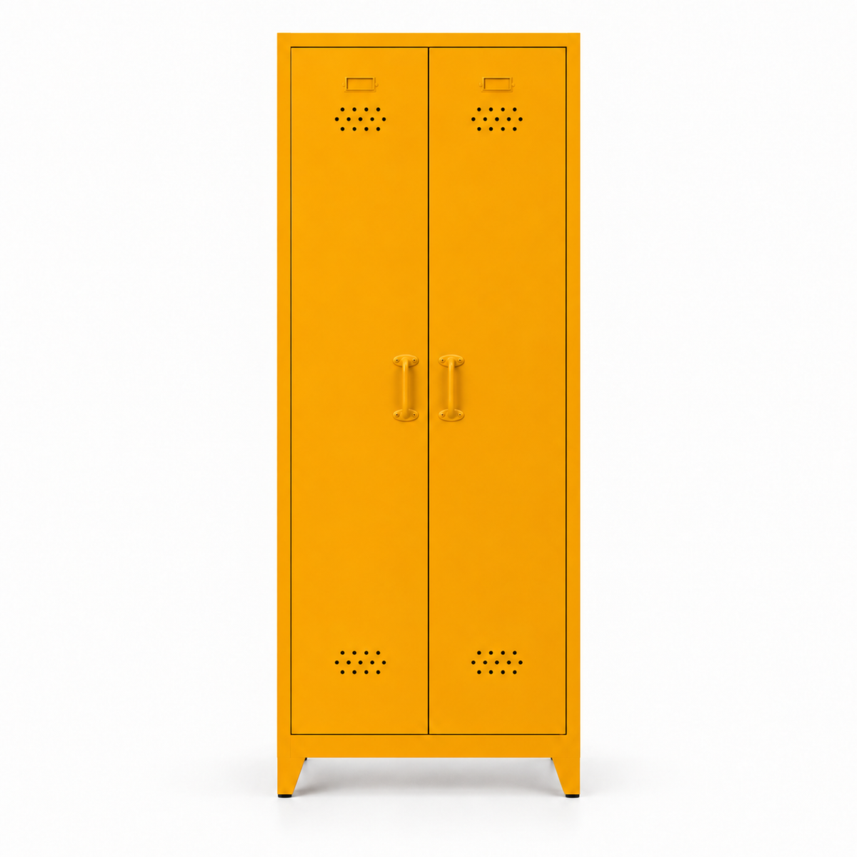 Pany Twiny Locker - Güneş Sarısı - RAL 1037 - kapalı stüdyo - kare 2048x2048 v1 - Pany Mini mat kulp v2