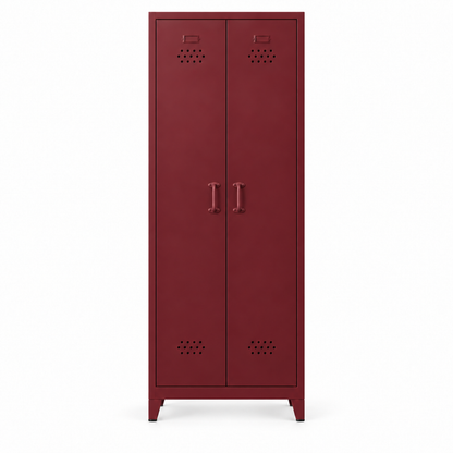 Pany Twiny Locker - Bordo - RAL 3005 - kapalı stüdyo - kare 2048x2048 v1 - Pany Mini mat kulp v2