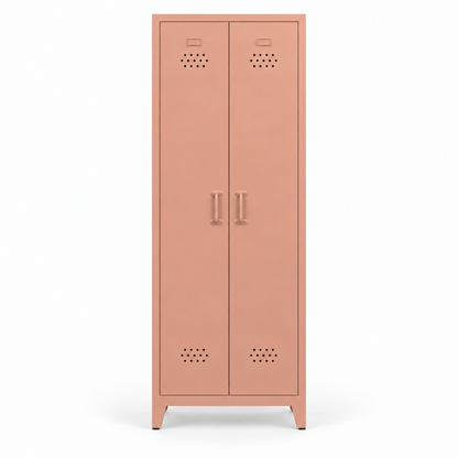 Pany Twiny Locker - Somon - RAL 3012 - kapalı stüdyo - kare 2048x2048 v1 - Pany Mini mat kulp v2
