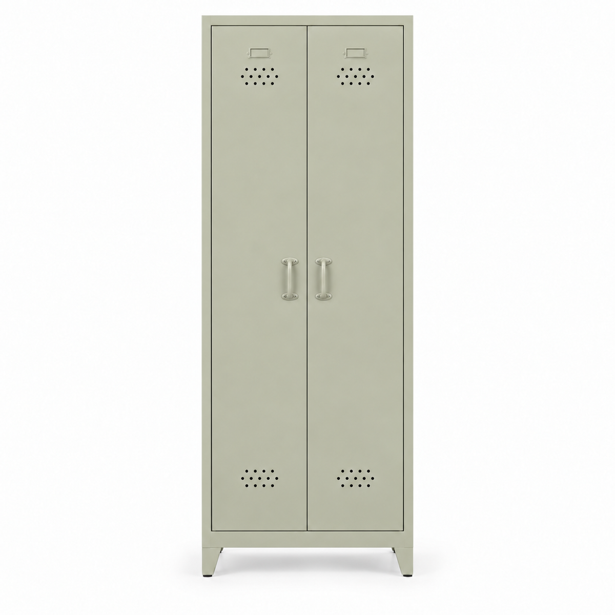 Pany Twiny Locker - Çakıl - RAL 7032 - kapalı stüdyo - kare 2048x2048 v1 - Pany Mini mat kulp v2