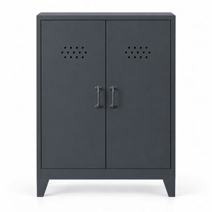 Pany Midi Locker - Antrasit - RAL 7016 - kapalı görünüm - kare v1