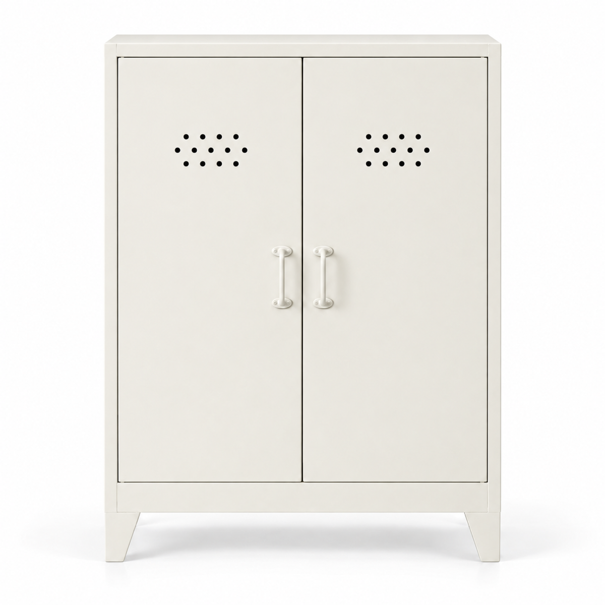 Pany Midi Locker - Beyaz - RAL 9010 - kapalı görünüm - kare v1