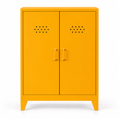Pany Midi Locker - Güneş Sarısı - RAL 1037 - kapalı görünüm - kare v1