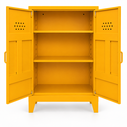 Pany Midi Locker - Güneş Sarısı - RAL 1037 - açık görünüm - kare v1