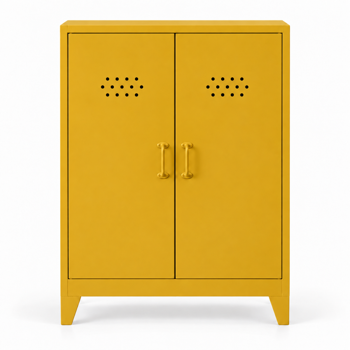 Pany Midi Locker - Hardal Sarısı - RAL 1005 - kapalı görünüm - kare v1