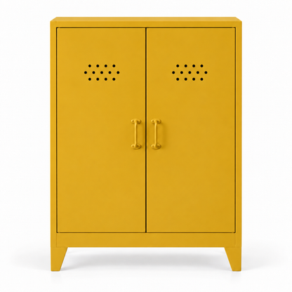 Pany Midi Locker - Hardal Sarısı - RAL 1005 - kapalı görünüm - kare v1