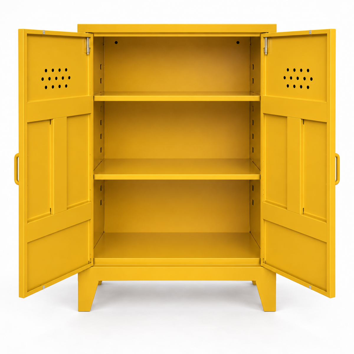 Pany Midi Locker - Hardal Sarısı - RAL 1005 - açık görünüm - kare v1