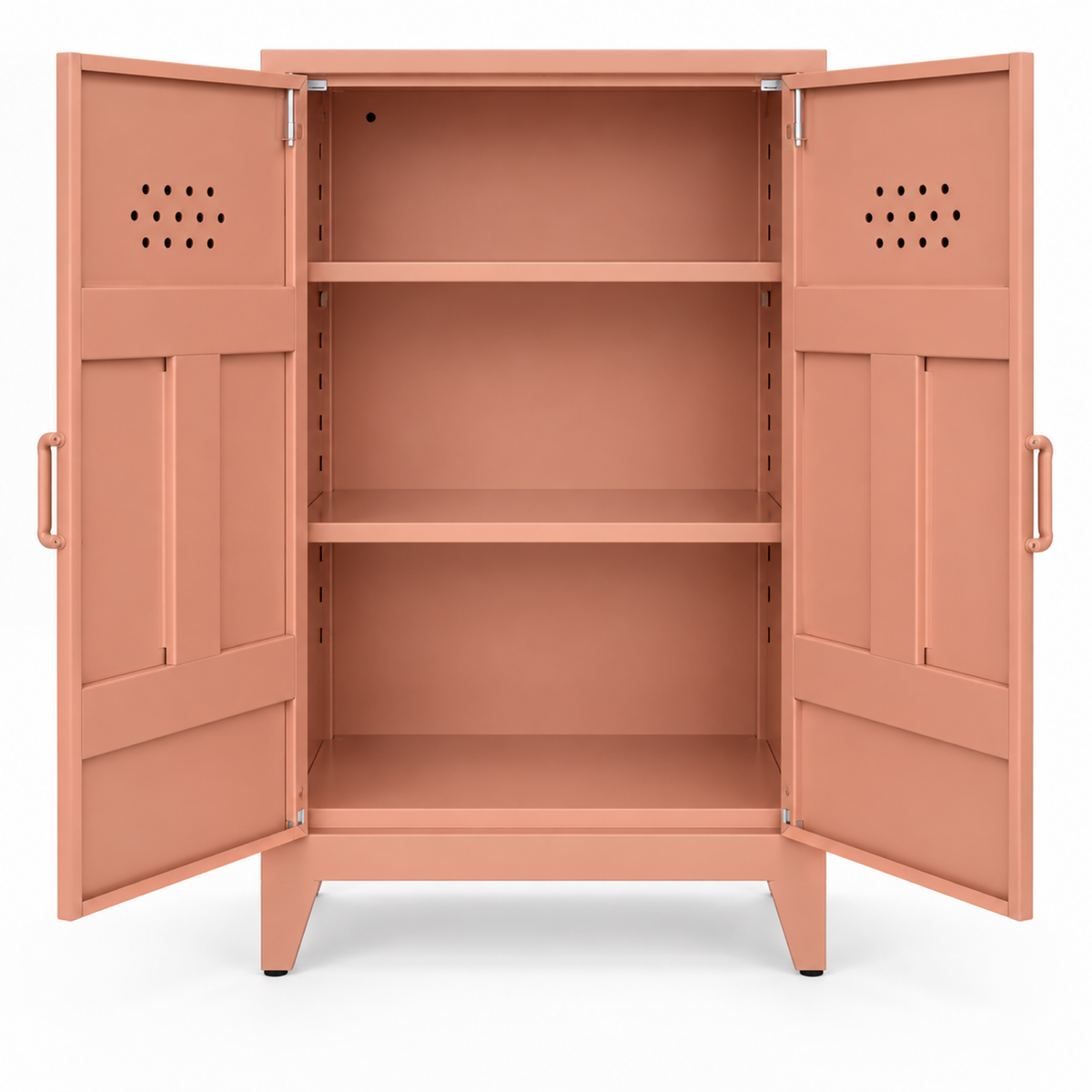 Pany Midi Locker - Somon - RAL 3012 - açık görünüm - kare v1