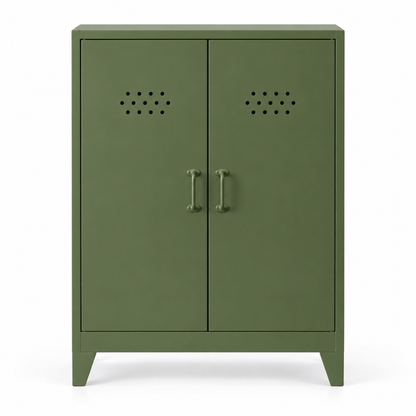 Pany Midi Locker - Zeytin Yeşili - RAL 6003 - kapalı görünüm - kare v1