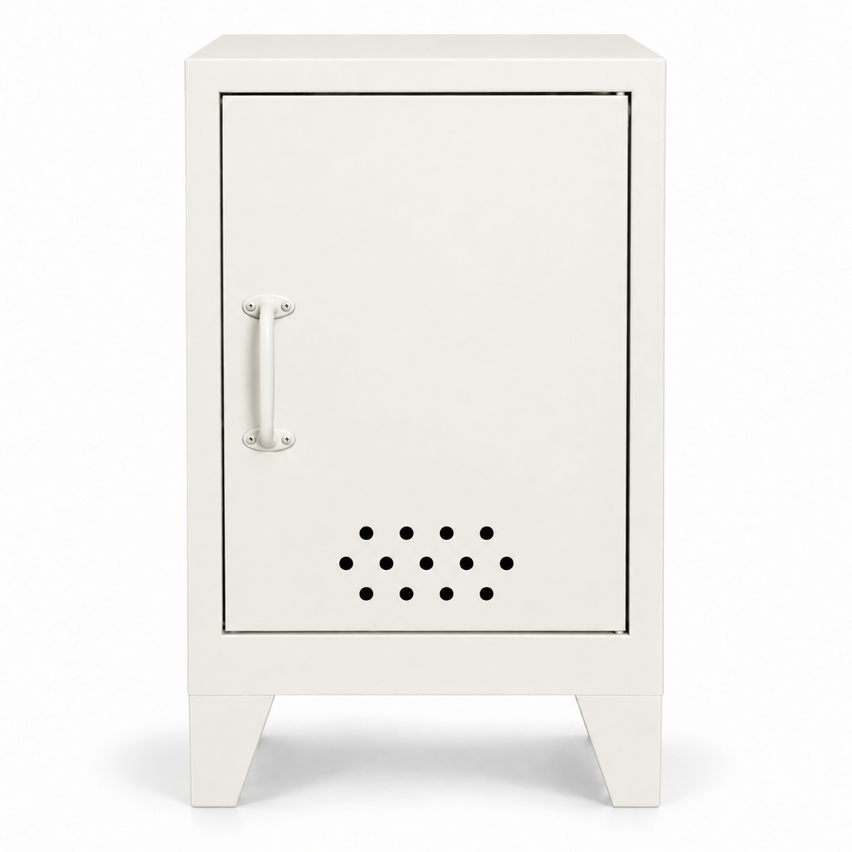 Pany Mini Locker - Beyaz - RAL 9010 - kapalı stüdyo - sol kulp v1