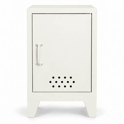 Pany Mini Locker - Beyaz - RAL 9010 - kapalı stüdyo - sol kulp v1