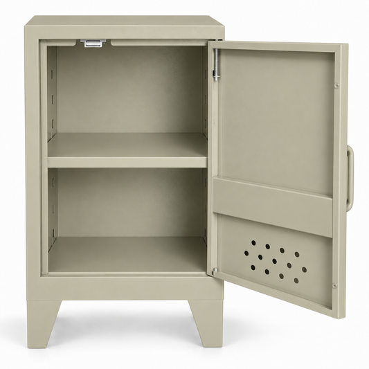 Pany Mini Locker - Çakıl - RAL 7032 - açık stüdyo - sağ pimli menteşe v2