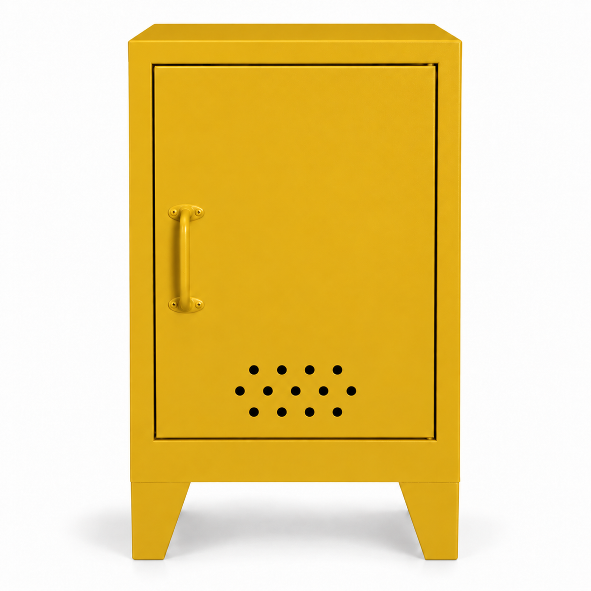 Pany Mini Locker - Hardal Sarısı - RAL 1005 - kapalı stüdyo - sol kulp v1