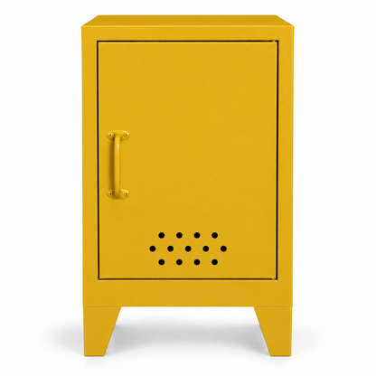 Pany Mini Locker - Hardal Sarısı - RAL 1005 - kapalı stüdyo - sol kulp v1