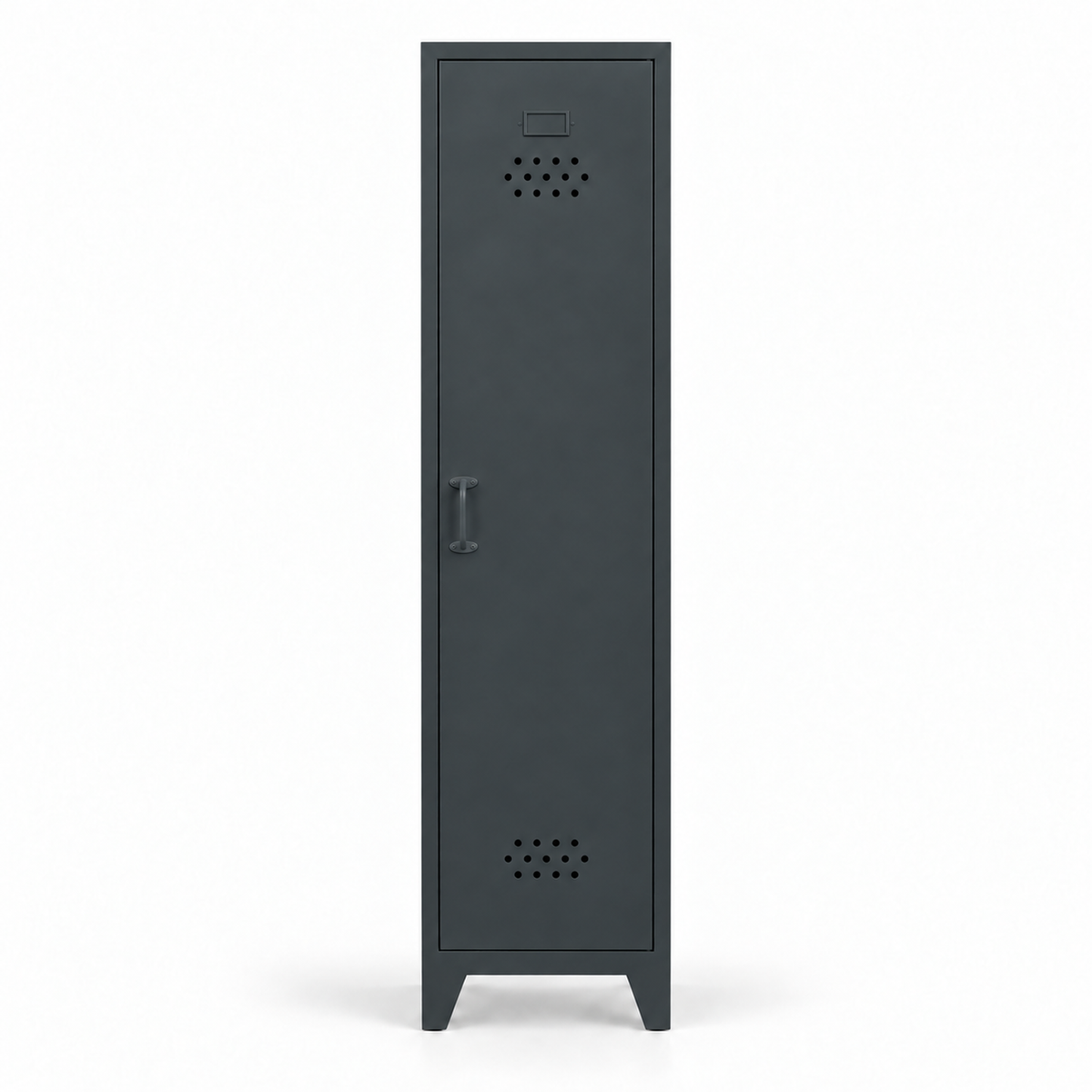 Pany Skinny Locker - Antrasit - RAL 7016 - kapalı stüdyo - küçük mat kulp v3