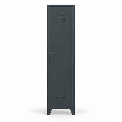 Pany Skinny Locker - Antrasit - RAL 7016 - kapalı stüdyo - küçük mat kulp v3