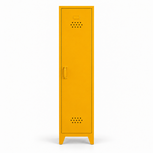 Pany Skinny Locker - Güneş Sarısı - RAL 1037 - kapalı stüdyo - kilitsiz oval kulp kare 2048x2048 v2