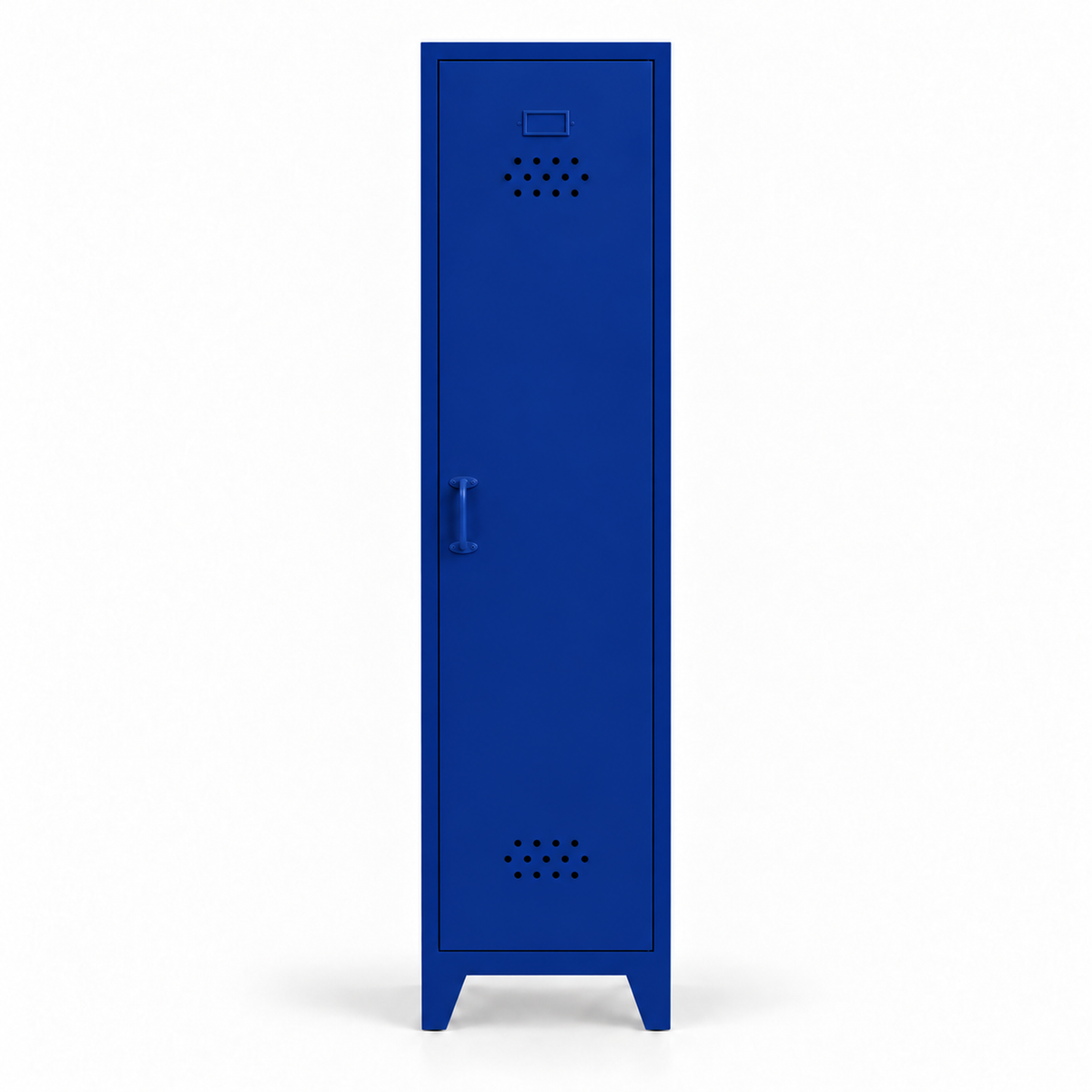 Pany Skinny Locker - Marin Mavi - RAL 5002 - kapalı stüdyo - küçük mat kulp v3