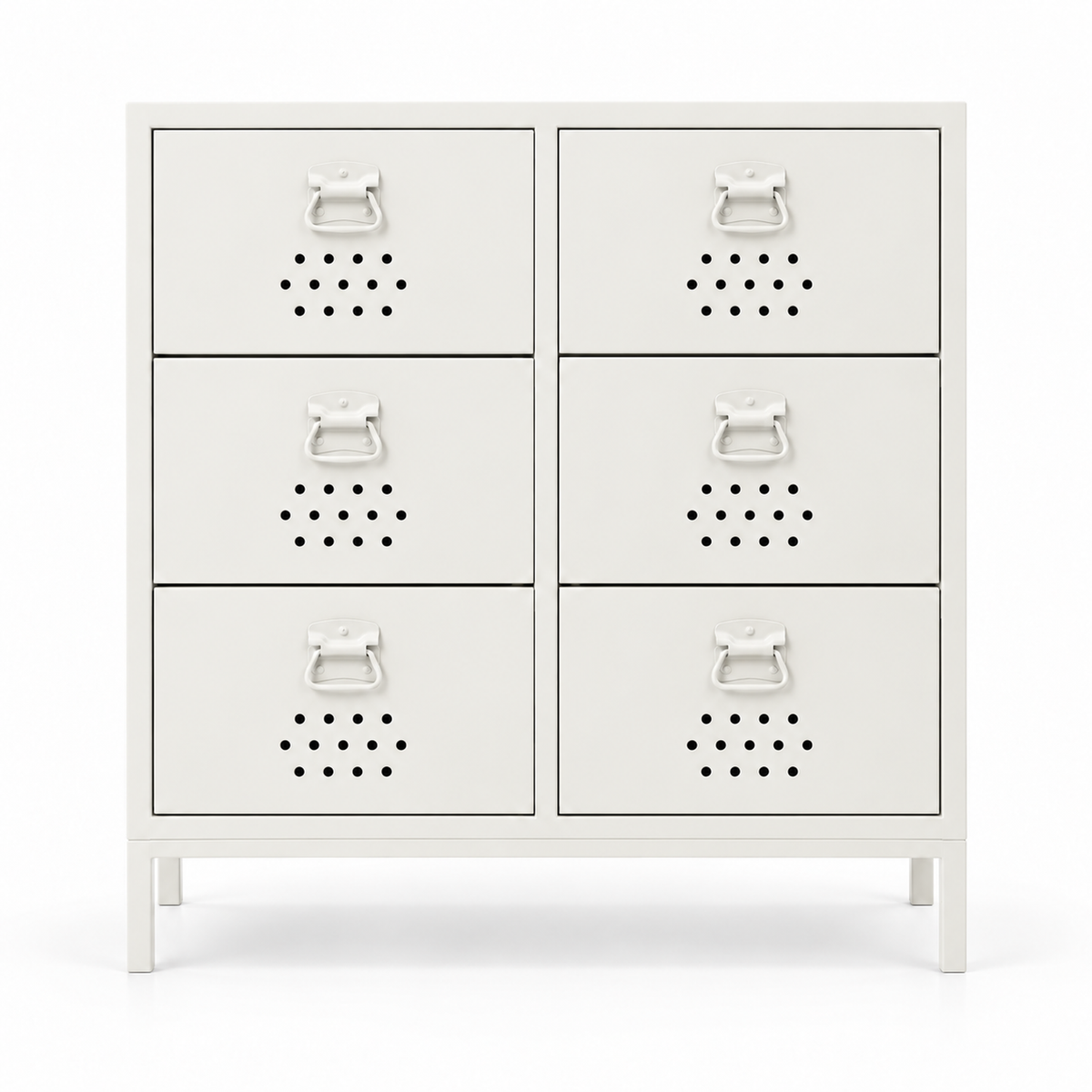 Petto Drawer Locker - Beyaz - RAL 9010 - kapalı stüdyo v1