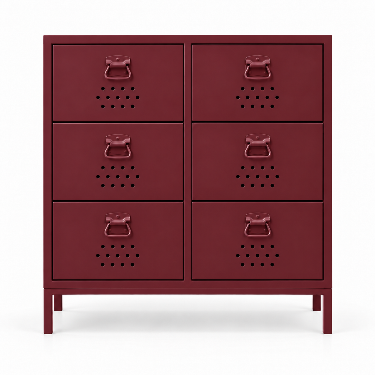 Petto Drawer Locker - Bordo - RAL 3005 - kapalı stüdyo v1