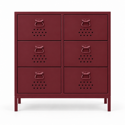 Petto Drawer Locker - Bordo - RAL 3005 - kapalı stüdyo v1