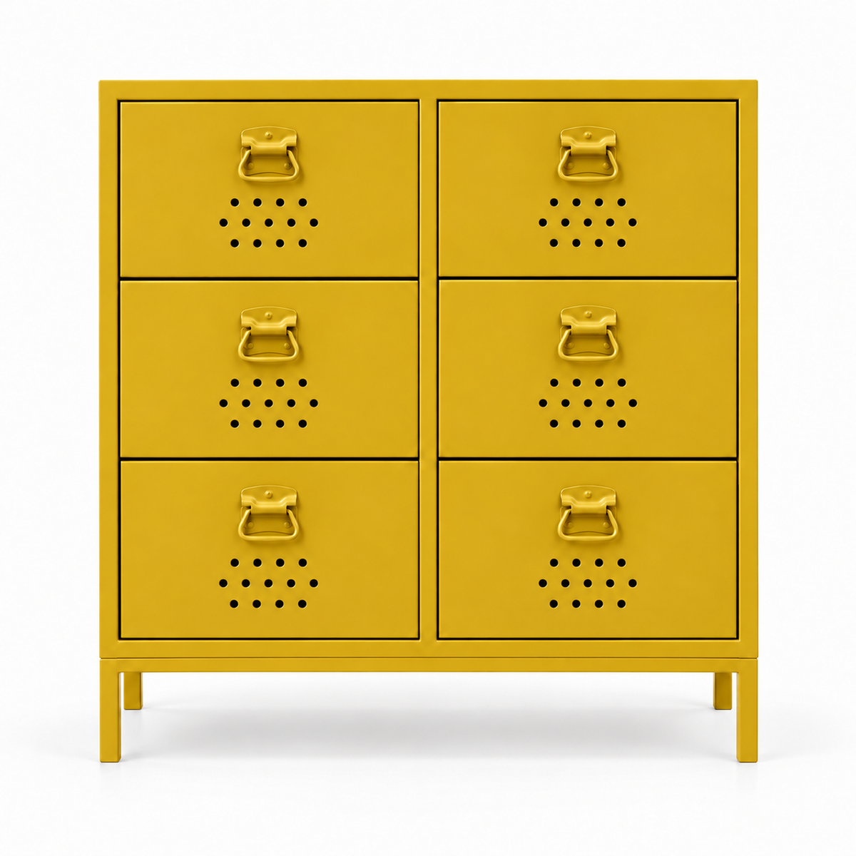Petto Drawer Locker - Hardal Sarısı - RAL 1005 - kapalı stüdyo v1