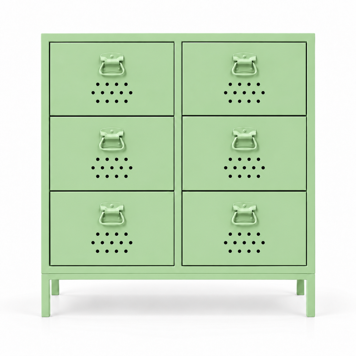 Petto Drawer Locker - Soluk Yeşil - kullanıcı pastel yeşil referansı - kapalı stüdyo v2
