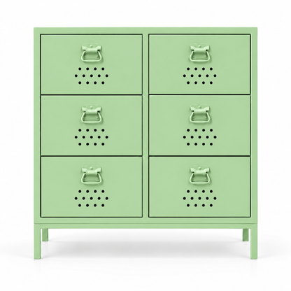 Petto Drawer Locker - Soluk Yeşil - kullanıcı pastel yeşil referansı - kapalı stüdyo v2