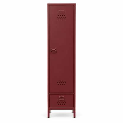 Petto Skinny Locker - Bordo - RAL 3005 - kapalı stüdyo - kare v1