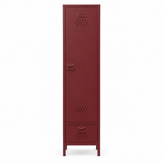 Petto Skinny Locker - Bordo - RAL 3005 - kapalı stüdyo - kare v1
