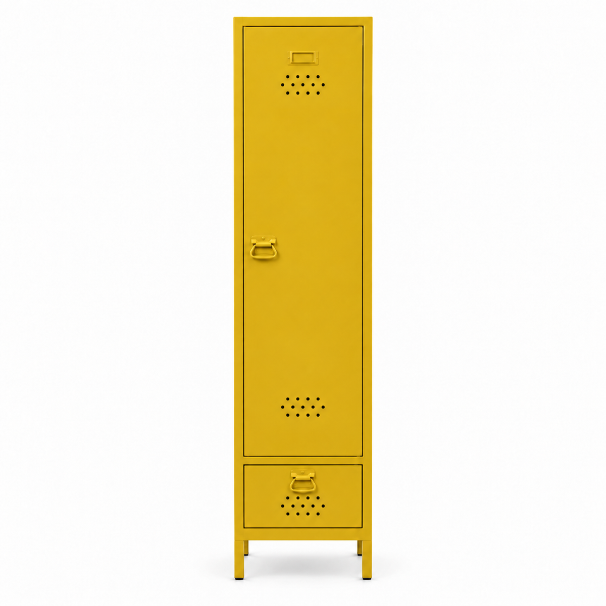 Petto Skinny Locker - Hardal Sarısı - RAL 1005 - kapalı stüdyo - kare v1
