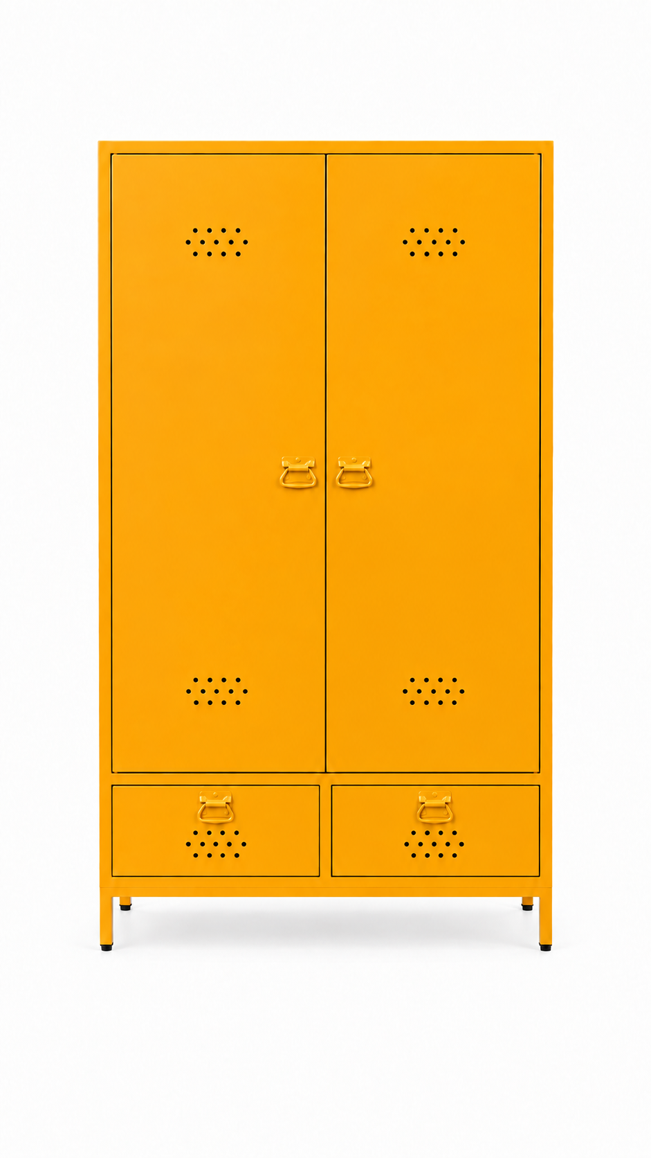 Petto Twiny Locker - Güneş Sarısı - RAL 1037 - kapalı görünüm - Petto Tira paleti v2