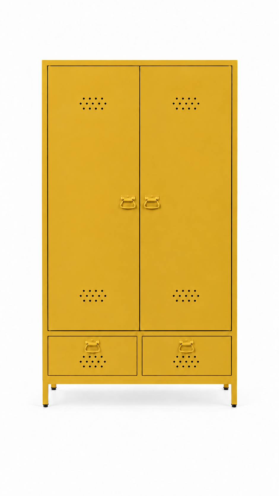 Petto Twiny Locker - Hardal Sarısı - RAL 1005 - kapalı görünüm - Petto Tira açık ton eşlemesi v4