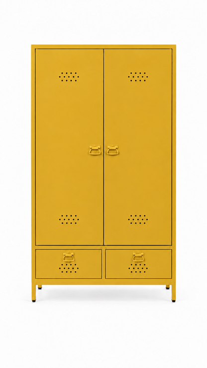 Petto Twiny Locker - Hardal Sarısı - RAL 1005 - kapalı görünüm - Petto Tira açık ton eşlemesi v4