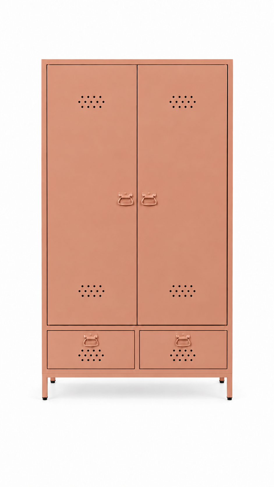Petto Twiny Locker - Somon - RAL 3012 - kapalı görünüm - Petto Tira paleti v2