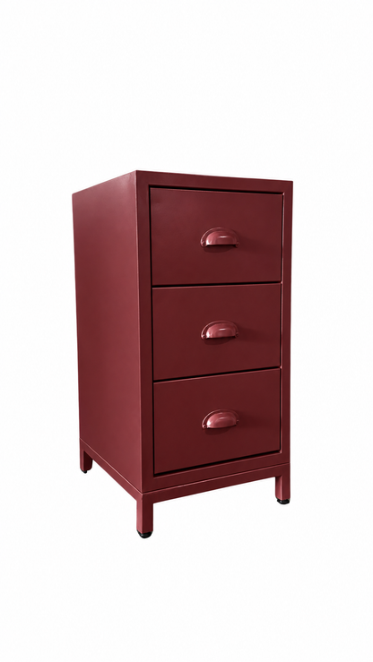 Pika Dolap Bordo (RAL 3005) üç çeyrek açıdan görünüm